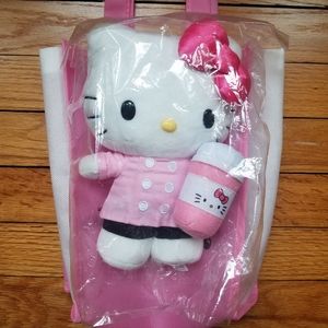 Hello Kitty Cafe Plush and tote bag